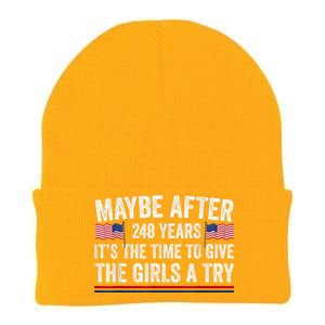 Maybe After 248 Years ItS The Time To Give The Girl A Try Knit Cap Winter Beanie