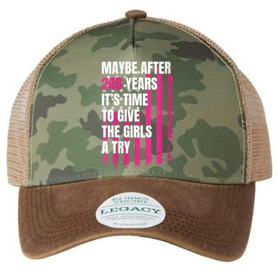 Maybe After 248 Years ItS The Time To Give The Girl A Try Legacy Tie Dye Trucker Hat