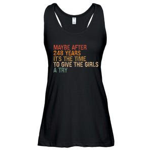 Maybe After 248 Years ItS The Time To Give A Try Ladies Essential Flowy Tank