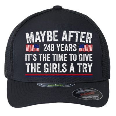 Maybe After 248 Years Its The Time To Give A Try Flexfit Unipanel Trucker Cap