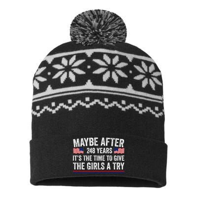 Maybe After 248 Years Its The Time To Give A Try USA-Made Snowflake Beanie