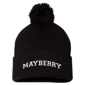 Mayberry Athletic Arch College University Alumni Pom Pom 12in Knit Beanie