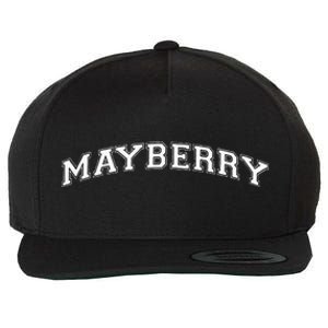 Mayberry Athletic Arch College University Alumni Wool Snapback Cap