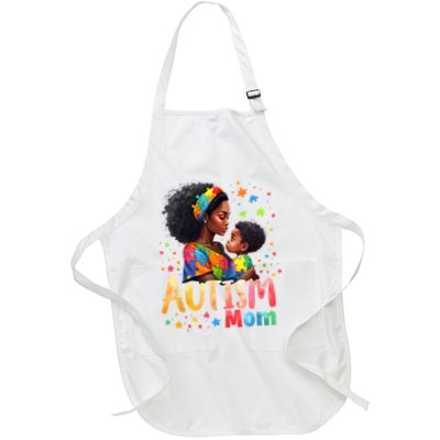 Mom Afro Autism Awareness Mama Black Autism Apron