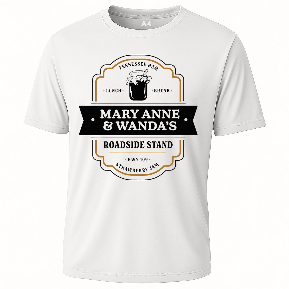 Mary Anne And Wanda Farmers Market Tennessee Ham Cooling Performance Crew T-Shirt