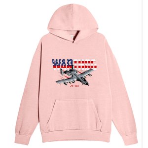 Military Airplane A10 Warthog American Flag Urban Pullover Hoodie