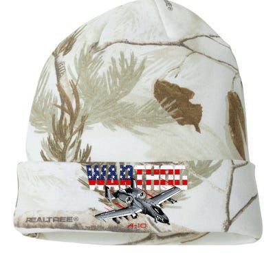 Military Airplane A10 Warthog American Flag Kati Licensed 12" Camo Beanie