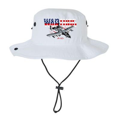 Military Airplane A10 Warthog American Flag Legacy Cool Fit Booney Bucket Hat