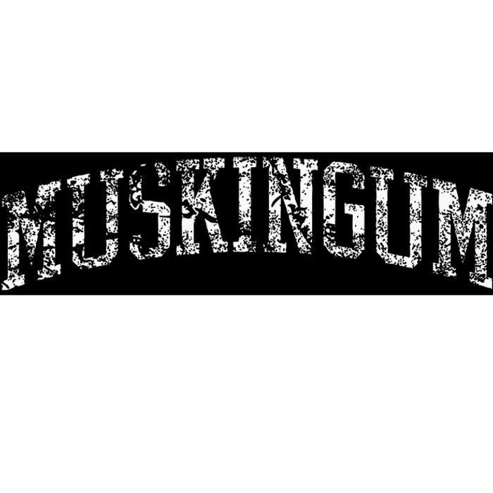 Muskingum Athletic Arch College University Alumni Bumper Sticker