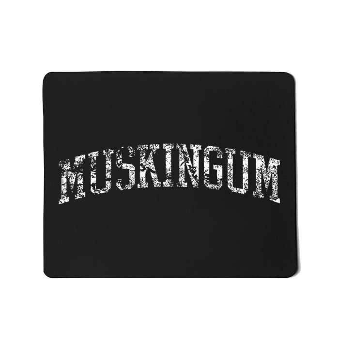 Muskingum Athletic Arch College University Alumni Mousepad