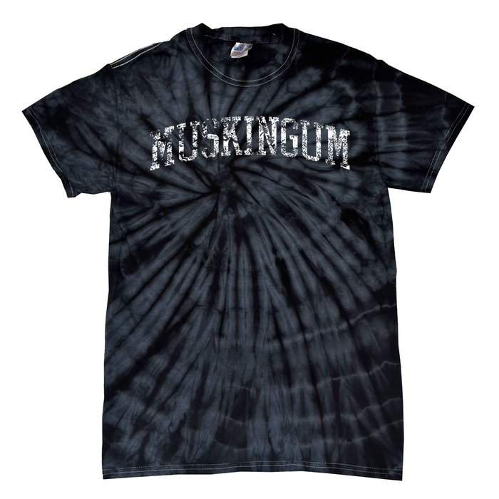 Muskingum Athletic Arch College University Alumni Tie-Dye T-Shirt