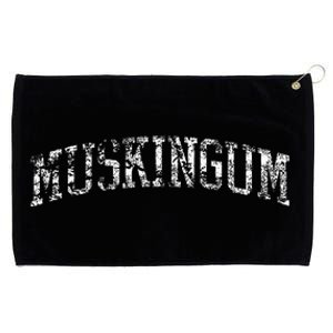 Muskingum Athletic Arch College University Alumni Grommeted Golf Towel