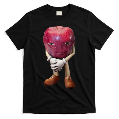 Me Asf Apple Funny Apple Face Meme Wapple T-Shirt