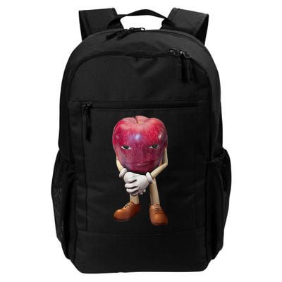 Me Asf Apple Funny Apple Face Meme Wapple Backpack
