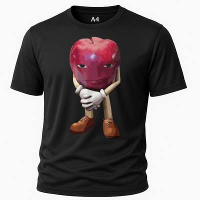 Me Asf Apple Funny Apple Face Meme Wapple Performance Shirt