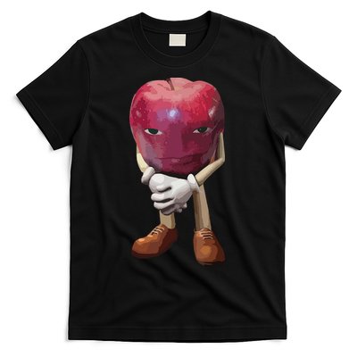 Me Asf Apple Funny Apple Face Meme Wapple T-Shirt