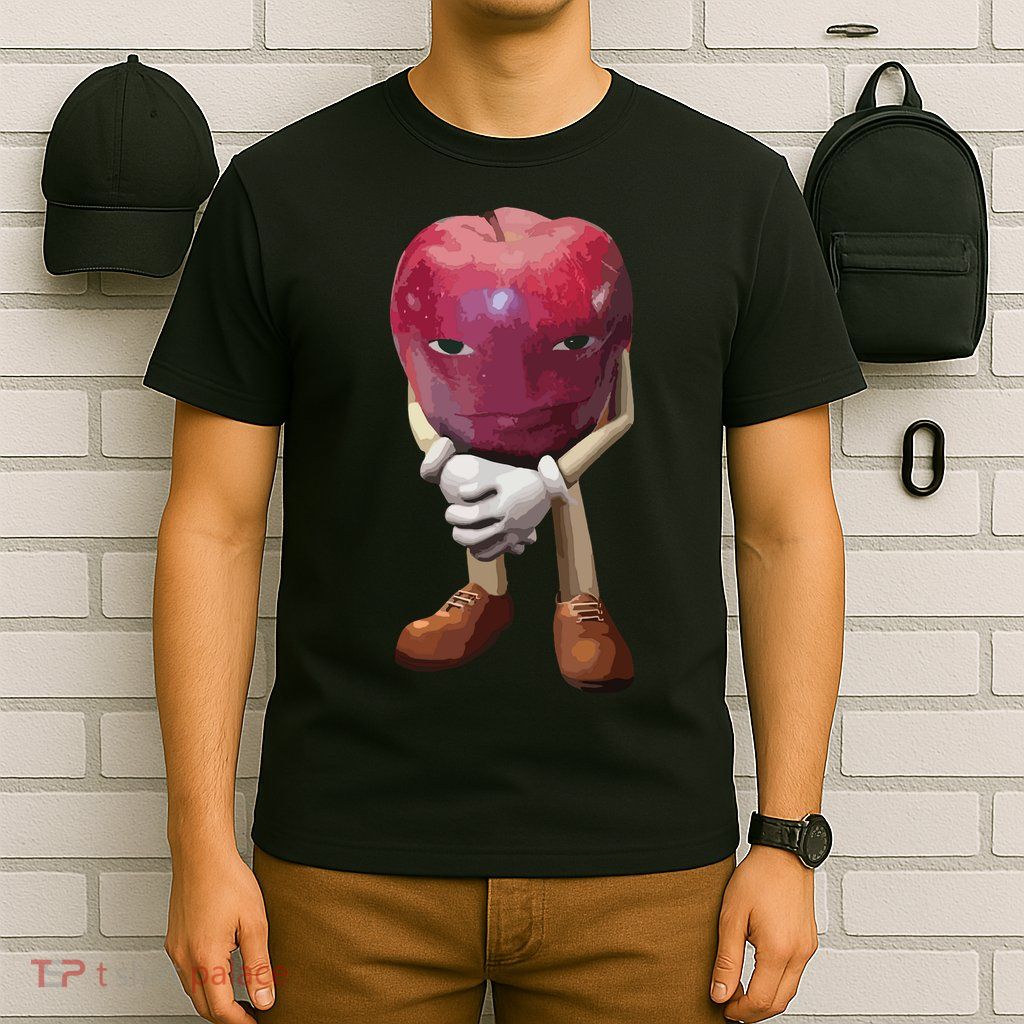 Me Asf Apple Funny Apple Face Meme Wapple T-Shirt