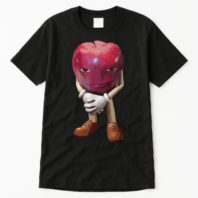 Me Asf Apple Funny Apple Face Meme Wapple Tall T-Shirt