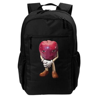 Me Asf Apple Funny Apple Face Meme Wapple Backpack