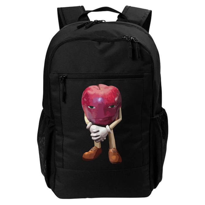 Me Asf Apple Funny Apple Face Meme Wapple Backpack