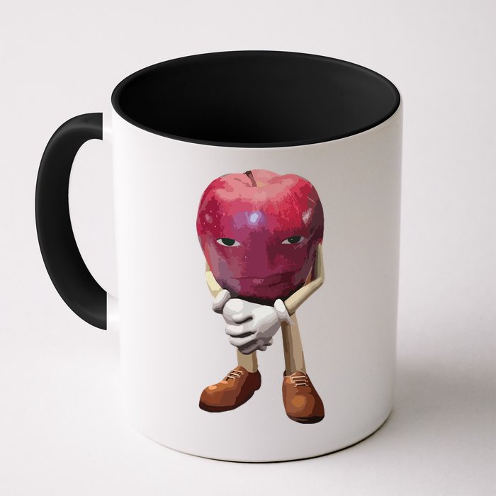 Me Asf Apple Funny Apple Face Meme Wapple Mug