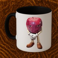 Me Asf Apple Funny Apple Face Meme Wapple Mug