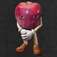 Me Asf Apple Funny Apple Face Meme Wapple 11oz C Handle Ceramic Mug