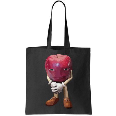 Me Asf Apple Funny Apple Face Meme Wapple Bag