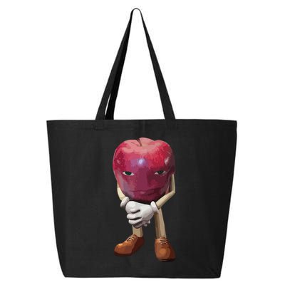 Me Asf Apple Funny Apple Face Meme Wapple 25L Jumbo Tote