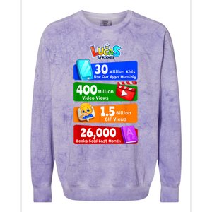 Milestones And Achievements With Lucas & Friends Colorblast Crewneck Sweatshirt