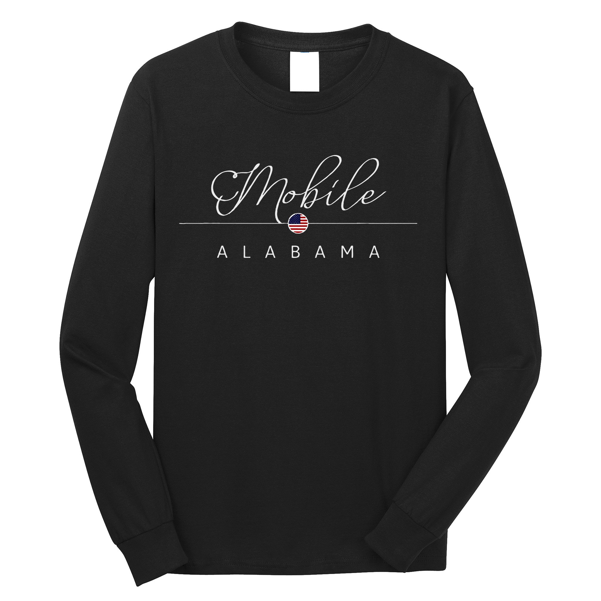 Mobile Alabama Al On Mobile Long Sleeve Shirt