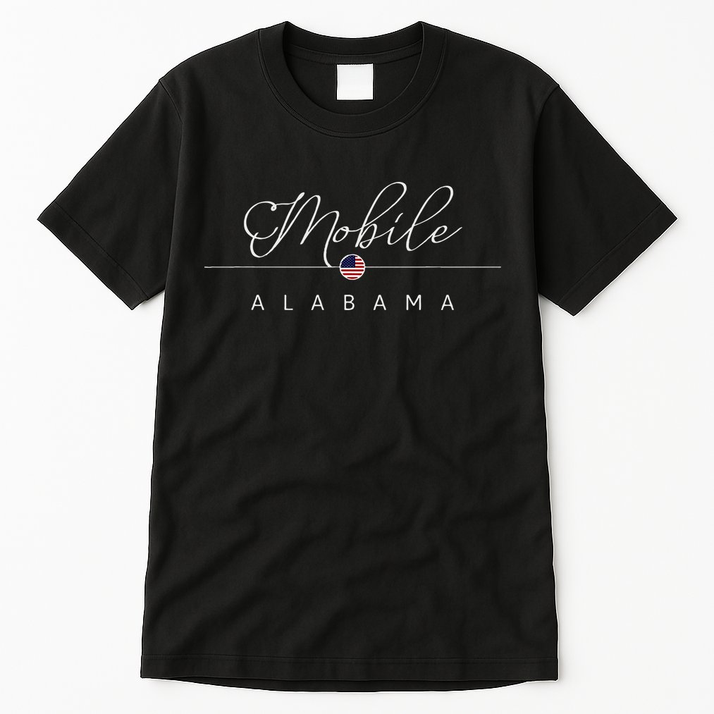 Mobile Alabama Al On Mobile Tall T-Shirt
