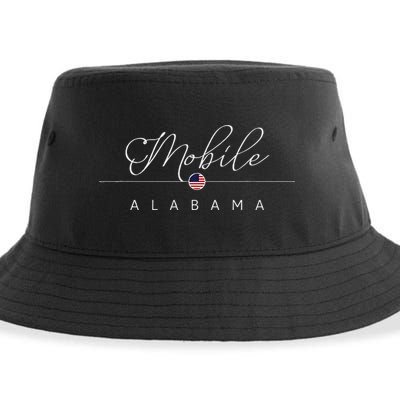 Mobile Alabama Al On Mobile Sustainable Bucket Hat