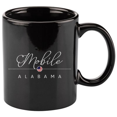 Mobile Alabama Al On Mobile 11oz C Handle Ceramic Mug
