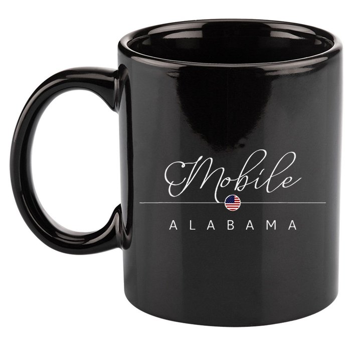 Mobile Alabama Al On Mobile 11oz C Handle Ceramic Mug