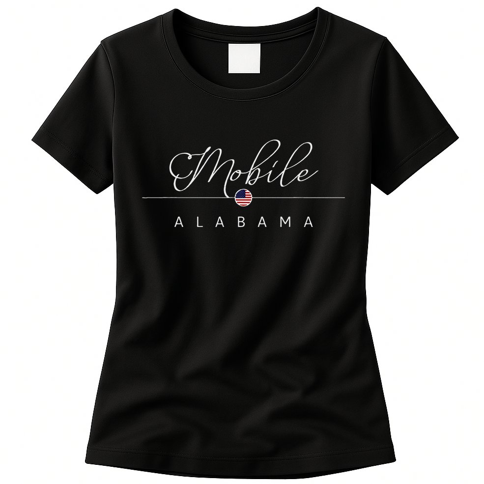 Mobile Alabama Al On Mobile Womens T-Shirt