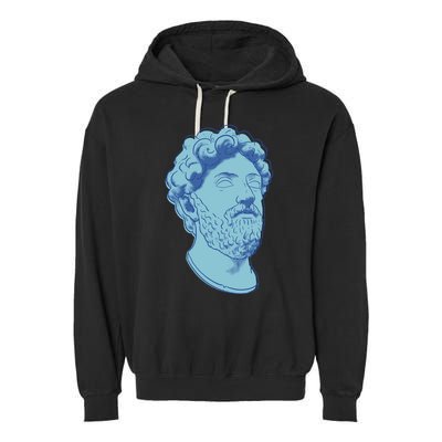 Marcus Aurelius Art Garment-Dyed Fleece Hoodie