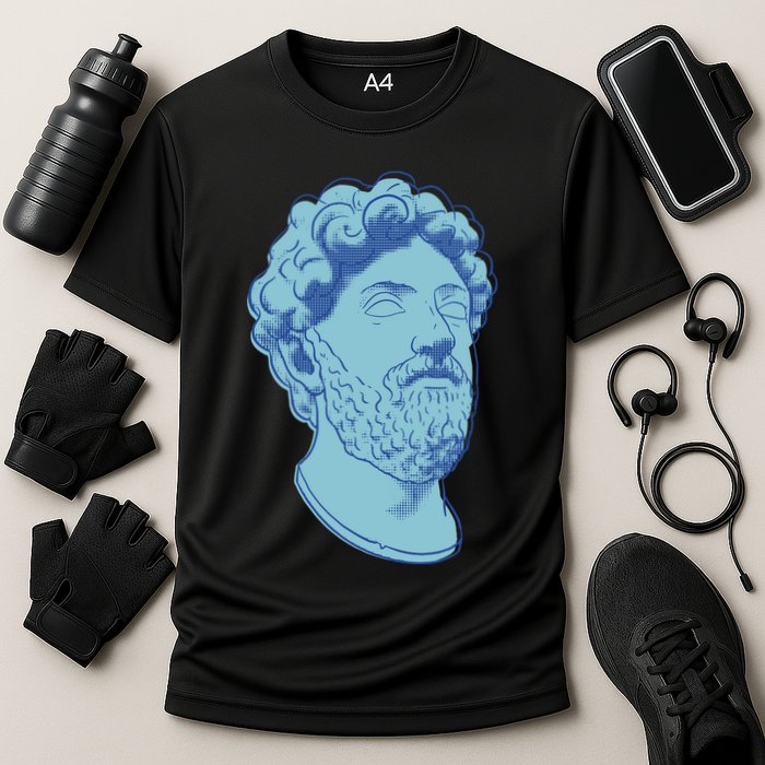 Marcus Aurelius Art Cooling Performance Crew T-Shirt