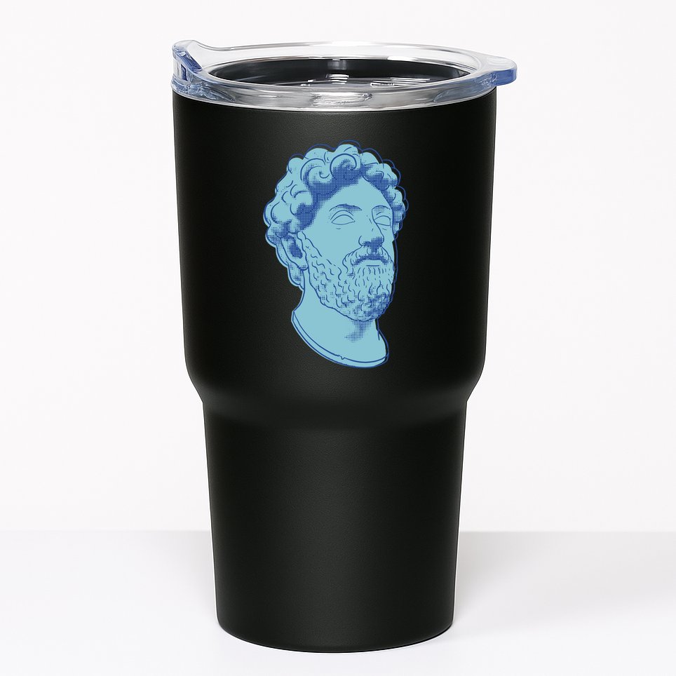 Marcus Aurelius Art Tumbler