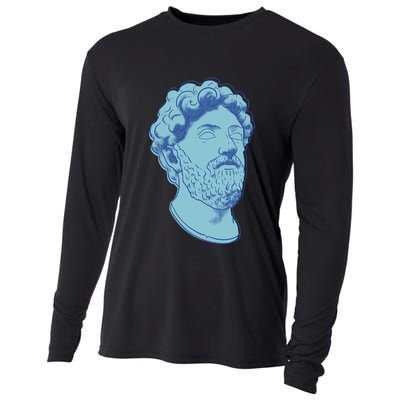 Marcus Aurelius Art Cooling Performance Long Sleeve Crew