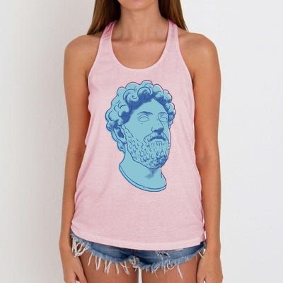 Marcus Aurelius Art Women's Knotted Racerback Tank