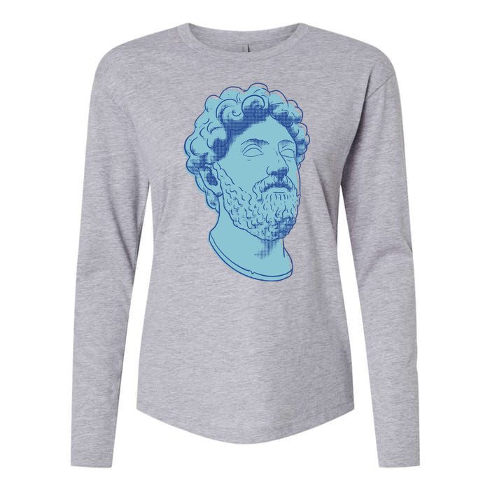 Marcus Aurelius Art Womens Cotton Relaxed Long Sleeve T-Shirt