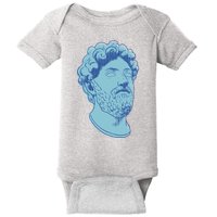 Marcus Aurelius Art Baby Bodysuit