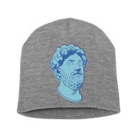 Marcus Aurelius Art Short Acrylic Beanie