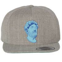 Marcus Aurelius Art Wool Snapback Cap