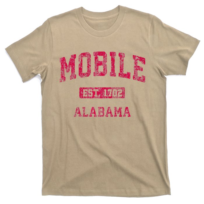 Mobile Alabama Al Vintage Athletic Sports T-Shirt