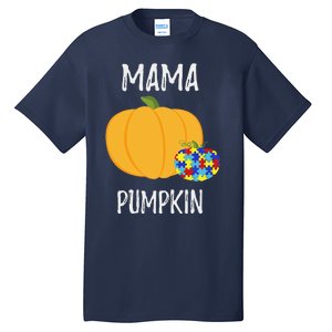 Mamapumpkin Autism Awareness Women Mom Funny Tall T-Shirt