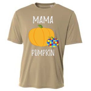 Mamapumpkin Autism Awareness Women Mom Funny Cooling Performance Crew T-Shirt