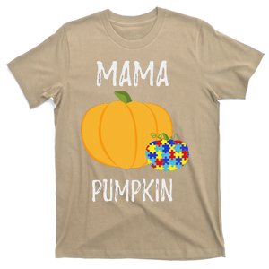 Mamapumpkin Autism Awareness Women Mom Funny T-Shirt