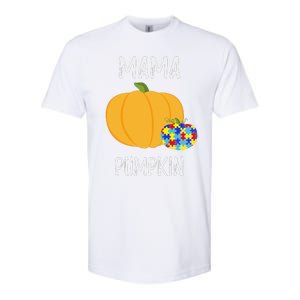 Mamapumpkin Autism Awareness Women Mom Funny Softstyle CVC T-Shirt